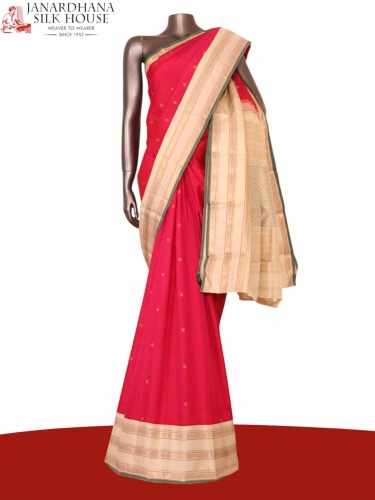 Pure Handloom Kanjeevaram Silk Saree